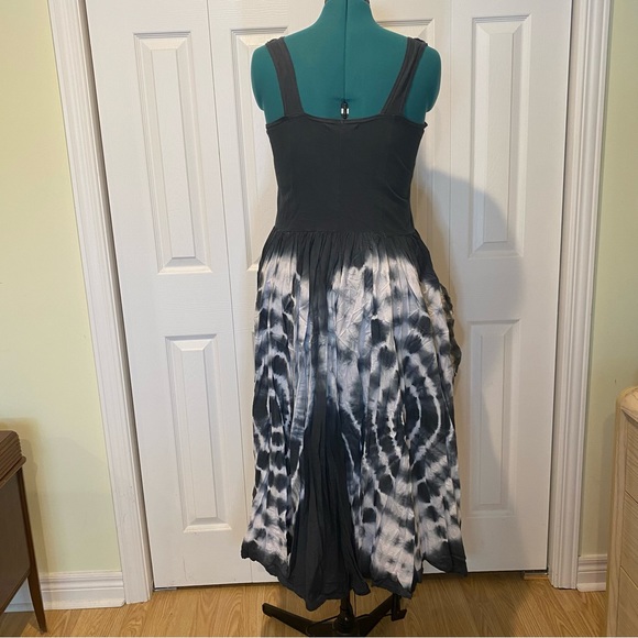 Chelsea & Theodore Convertible Tie Dye Cotton Summer Maxi Dress Size Large - Picture 8 of 9
